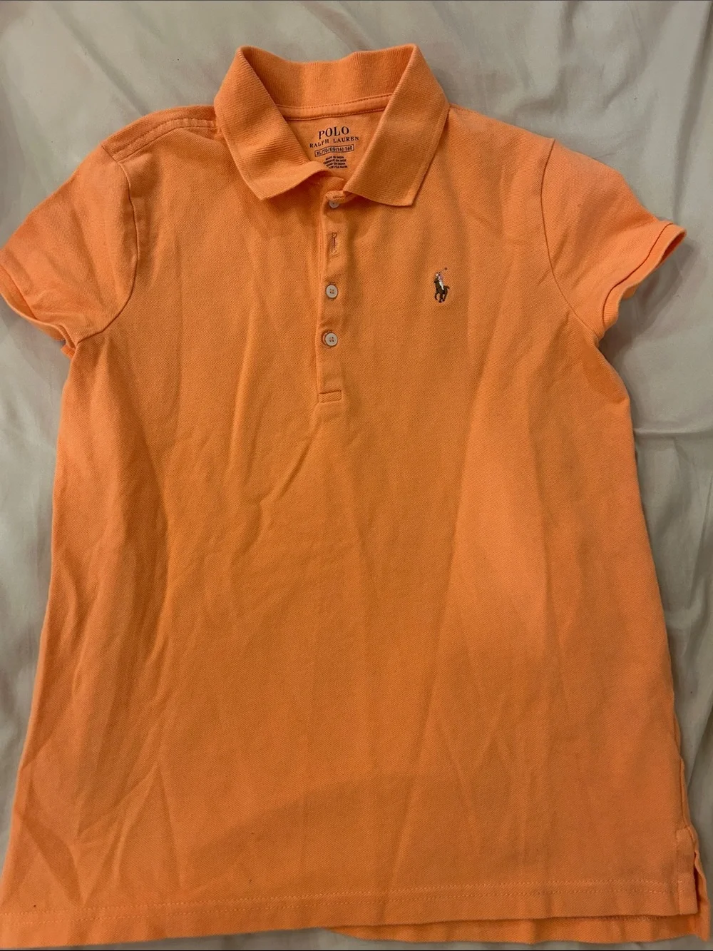 Polo Ralph Lauren Orange Short Sleeve Polo Shirt